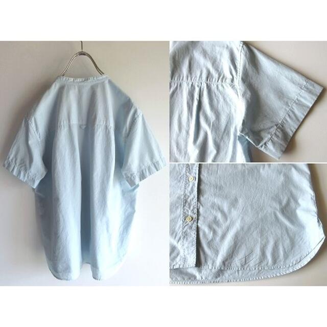 MARGARET HOWELL(マーガレットハウエル)のMHL. GARMENT DYE COTTON LINEN カラーレスシャツ 2 レディースのトップス(シャツ/ブラウス(半袖/袖なし))の商品写真