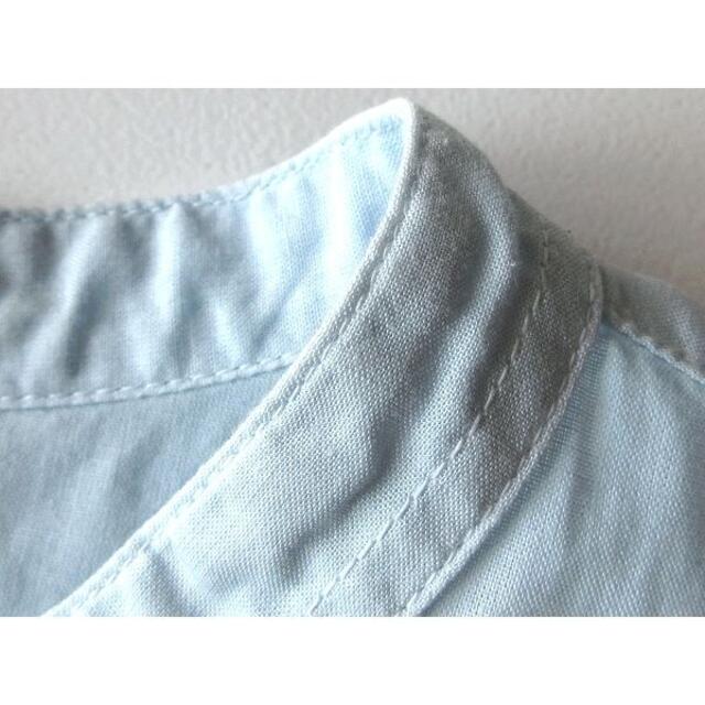 MARGARET HOWELL(マーガレットハウエル)のMHL. GARMENT DYE COTTON LINEN カラーレスシャツ 2 レディースのトップス(シャツ/ブラウス(半袖/袖なし))の商品写真