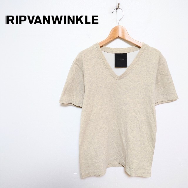 ripvanwinkle(リップヴァンウィンクル)のRIPVANWINKLE リップヴァンウィンクル VネックTシャツ メンズのトップス(Tシャツ/カットソー(半袖/袖なし))の商品写真