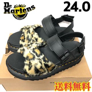 ドクターマーチン(Dr.Martens)の【新品】ドクターマーチン サンダル ファー レオパード 24.0(サンダル)