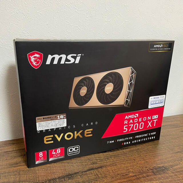 PCパーツMSI グラフィックボード Radeon RX 5700 XT EVOKE OC