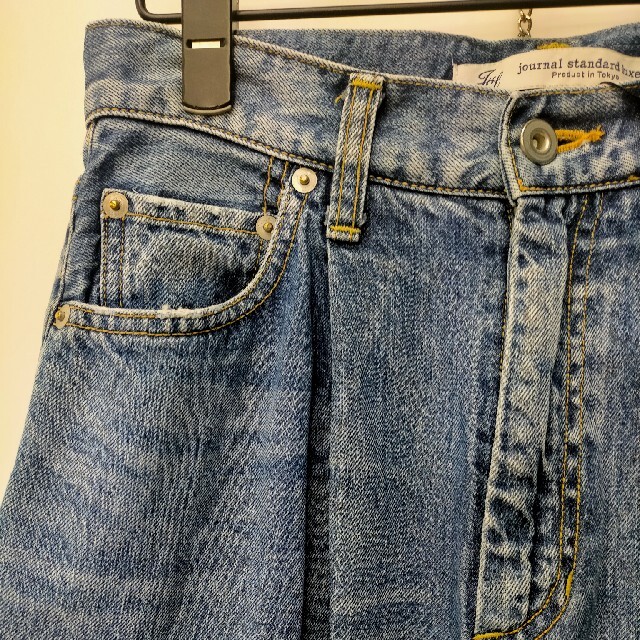 JOURNAL STANDARD(ジャーナルスタンダード)のJS LUXE タックワイドデニム レディースのパンツ(デニム/ジーンズ)の商品写真