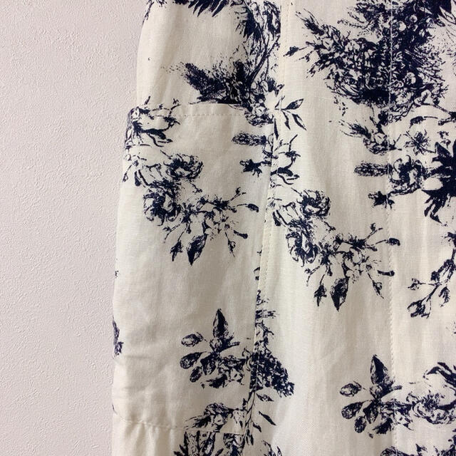 Mila Owen(ミラオーウェン)のミラオーウェン＊リネン花柄スカート レディースのスカート(ロングスカート)の商品写真