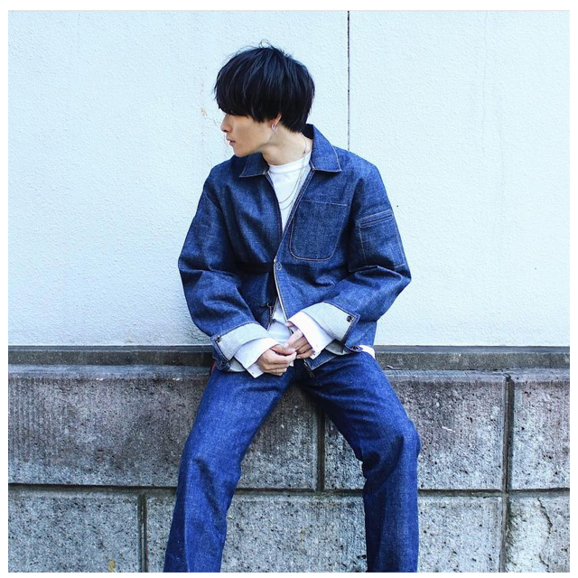 即完売　SUNSEA STEVIE'S DENIM BLOUSON サンシー