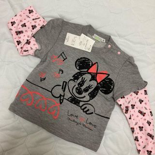 ディズニー(Disney)のミニーちゃん　トレーナー　ロンT 95 90 Disney 新品(Tシャツ/カットソー)