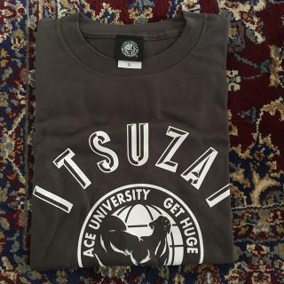 棚橋弘至 ITSUZAI ユニバーシティTシャツ チャコールグレー Lサイズ(格闘技/プロレス)