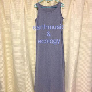 アースミュージックアンドエコロジー(earth music & ecology)のearthmusic & ecology マキシワンピース(ロングワンピース/マキシワンピース)