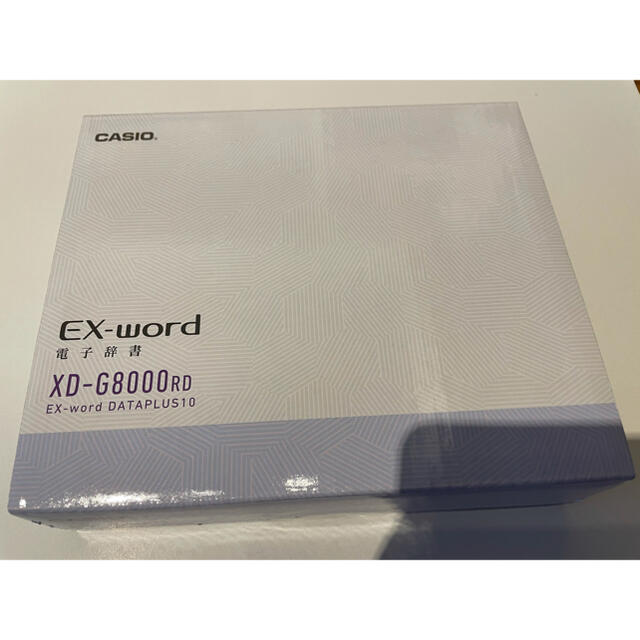 CASIO 電子辞書 EX-word XD-G8000RD 100％本物 