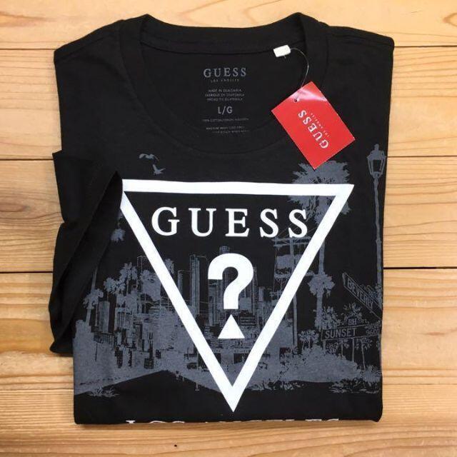 GUESS(ゲス)の新品【メンズXS】★ゲス★グラフィックプリント半袖Tシャツ/黒/GUESS メンズのトップス(Tシャツ/カットソー(半袖/袖なし))の商品写真