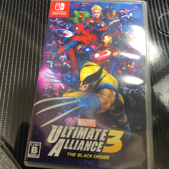 MARVEL ULTIMATE ALLIANCE 3： The Black Or エンタメ/ホビーのゲームソフト/ゲーム機本体(家庭用ゲームソフト)の商品写真