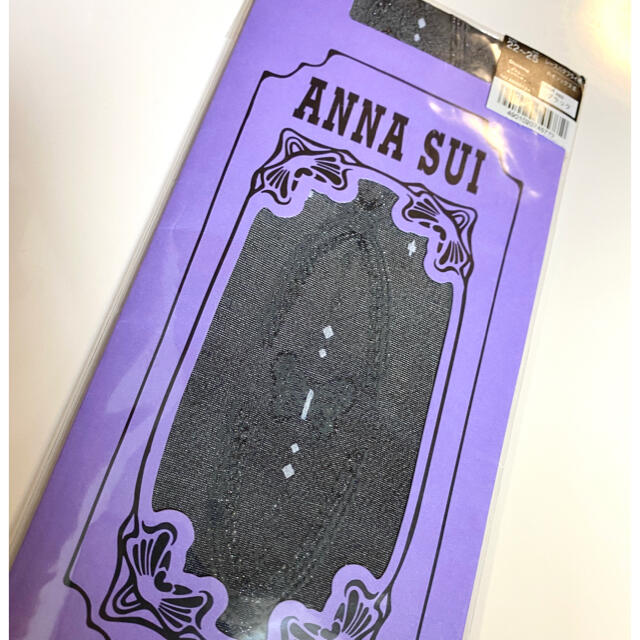 ANNA SUI(アナスイ)のアナスイ 膝下ストッキング  ブラック レディースのレッグウェア(タイツ/ストッキング)の商品写真