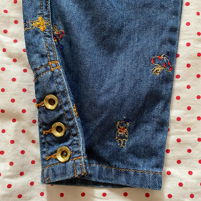 franche lippee(フランシュリッペ)のフランシュリッペ　刺繍デニムパンツ　 レディースのパンツ(デニム/ジーンズ)の商品写真