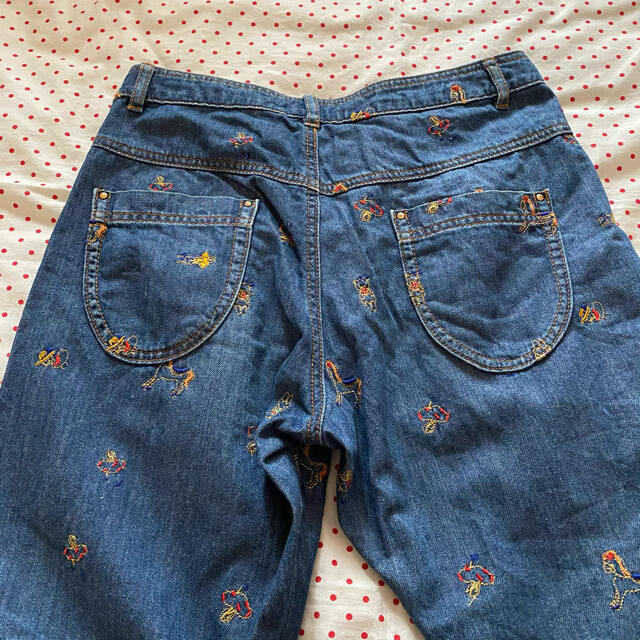 franche lippee - フランシュリッペ 刺繍デニムパンツ の通販 by