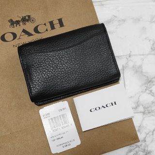 COACH 大容量 名刺入れ・カードケースブラック