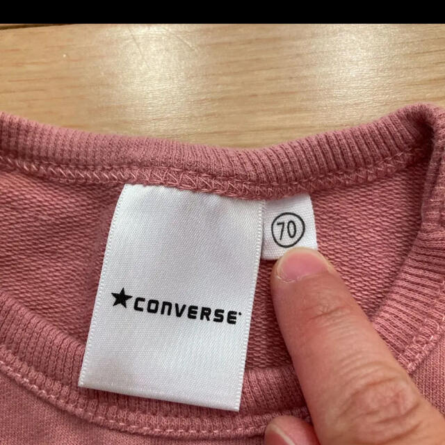 CONVERSE(コンバース)のコンバース　ロンパース70 キッズ/ベビー/マタニティのベビー服(~85cm)(ロンパース)の商品写真