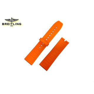 ブライトリング(BREITLING)の【新品・未使用】ブライトリング オレンジダイバープロ ラバーストラップ 22mm(ラバーベルト)