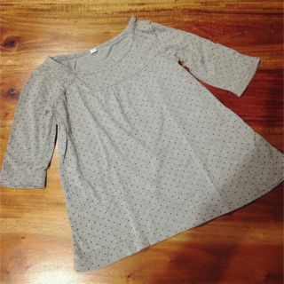 ムジルシリョウヒン(MUJI (無印良品))の七分丈チュニック▷90(Tシャツ/カットソー)