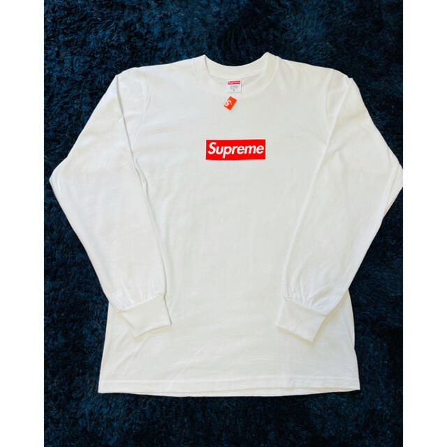 supreme box logo l/s teeトップス