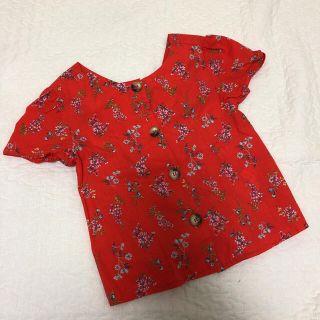 ザラ(ZARA)のzara 花柄トップス　122サイズ(Tシャツ/カットソー)