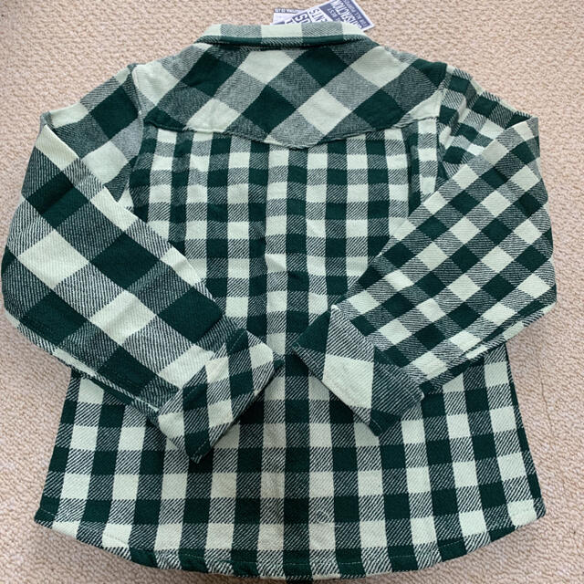 F.O.KIDS(エフオーキッズ)のチェック柄ウエスタンシャツ　120cm キッズ/ベビー/マタニティのキッズ服男の子用(90cm~)(ブラウス)の商品写真