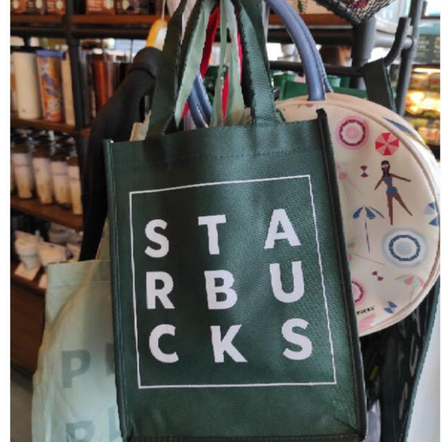 Starbucks Coffee(スターバックスコーヒー)の2枚セット 正規 Starbucks Bag スタバ バック 新商品 海外限定 レディースのバッグ(トートバッグ)の商品写真