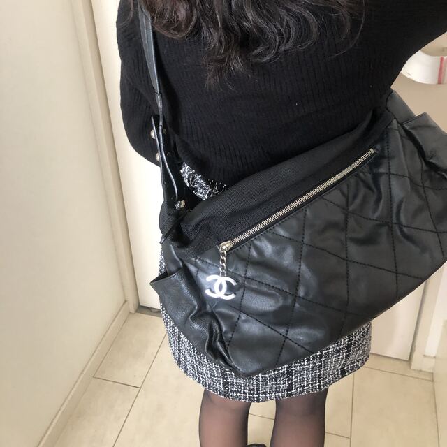 CHANEL - 専用!シャネル パリビアリッツ ワンショルダー ブラック 黒