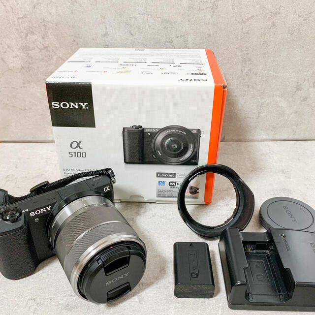 SONY α5100 sel1855 ミラーレス一眼セット