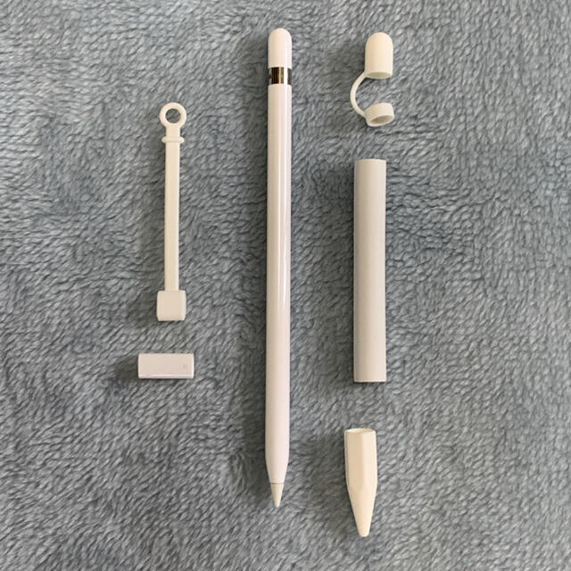 Apple(アップル)のApple Pencil(第1世代) おまけ！グリップ等アクセサリー付 スマホ/家電/カメラのPC/タブレット(タブレット)の商品写真