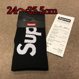 シュプリーム(Supreme)のSupreme Nike Lightweight Crew Socks 黒(ソックス)