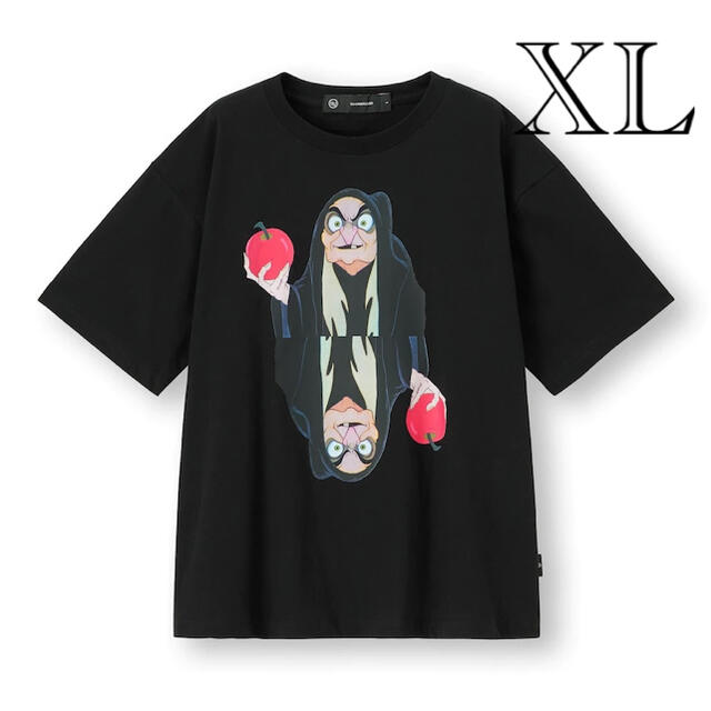 GU(ジーユー)のUNDERCOVERアンダーカバー☆GUビックグラフィックTブラック☆XL 魔女 メンズのトップス(Tシャツ/カットソー(半袖/袖なし))の商品写真