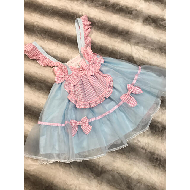 Angelic Pretty(アンジェリックプリティー)のAngelic PrettyふわふわParfaitスカート♡サックス レディースのスカート(ひざ丈スカート)の商品写真