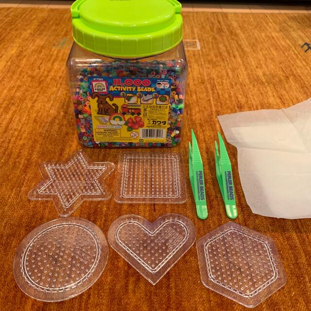 Kawada(カワダ)のKAWADA パーラービーズ　perler beads バケツ　 キッズ/ベビー/マタニティのおもちゃ(知育玩具)の商品写真