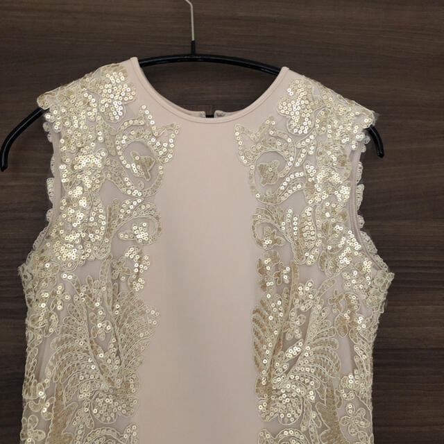 TADASHI SHOJI - 美品tadashi shoji ベージュワンピースドレスの通販
