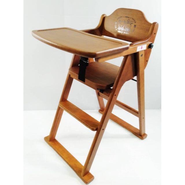 【美品】ハローダイアリーST　ベビーチェア 木製 ハイチェア　子供用椅子