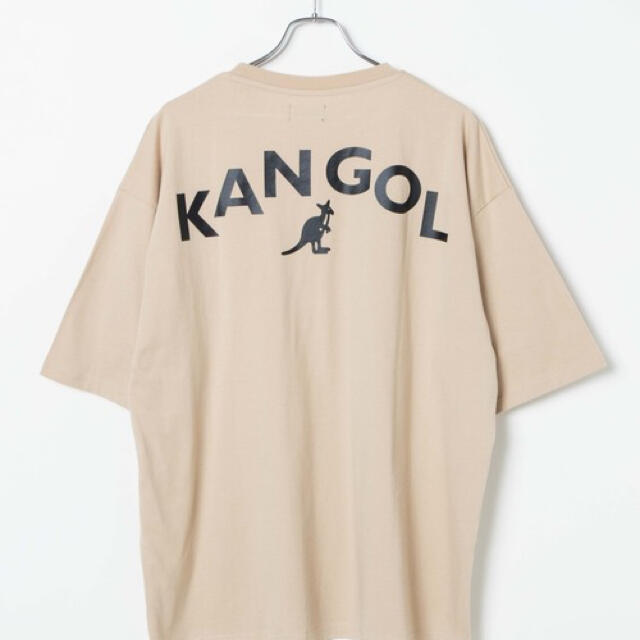 KANGOL(カンゴール)の未使用タグ付 WEGO KANGOL コラボバックプリントTシャツ S 男女兼用 メンズのトップス(Tシャツ/カットソー(半袖/袖なし))の商品写真