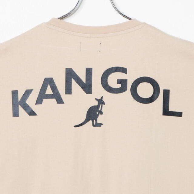 KANGOL(カンゴール)の未使用タグ付 WEGO KANGOL コラボバックプリントTシャツ S 男女兼用 メンズのトップス(Tシャツ/カットソー(半袖/袖なし))の商品写真