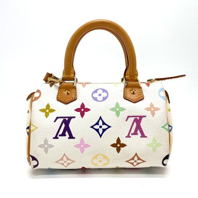 LOUIS VUITTON(ルイヴィトン)のルイヴィトン LOUIS VUITTON ミニスピーディ M92645 モノグラムマルチ 2WAY ショルダーバッグ ハンドバッグ モノグラムマルチカラーキャンバス ブロン マルチカラー レディースのバッグ(ハンドバッグ)の商品写真