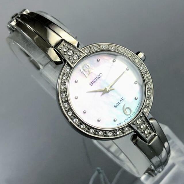 SEIKO(セイコー)の【新品】SEIKO クリスタルアクセント★ソーラー セイコー レディース腕時計 レディースのファッション小物(腕時計)の商品写真