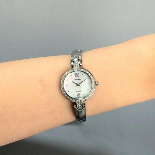 SEIKO(セイコー)の【新品】SEIKO クリスタルアクセント★ソーラー セイコー レディース腕時計 レディースのファッション小物(腕時計)の商品写真