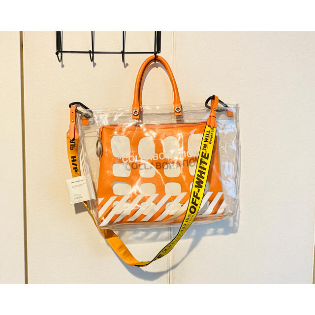 OFF-WHITE - HERON PRESTON × off-white トートバッグの通販 by WC｜オフホワイトならラクマ トートバッグ豊富な新品