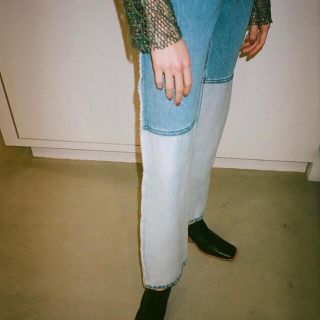 エムエムシックス(MM6)のperverze  Linen loose denim(デニム/ジーンズ)