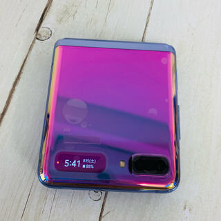 サムスン(SAMSUNG)のGalaxy Z Flip Mirror Purple 256GB SIMフリー(スマートフォン本体)