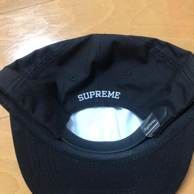 Supreme Sロゴキャップ 黒