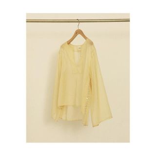 トゥデイフル(TODAYFUL)のtodayful organdy caftan blouse 貝殻ボタン(シャツ/ブラウス(長袖/七分))