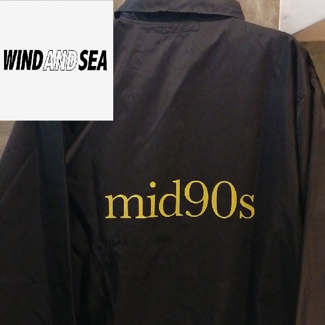 【mid90sコラボ】WIND AND SEAジャケット　 ブラックアイパッチ