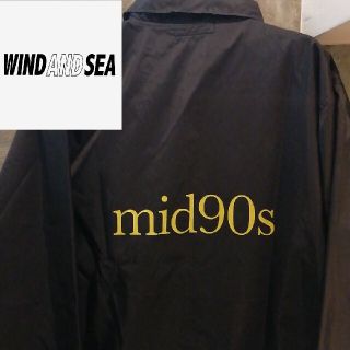 シー(SEA)の【mid90sコラボ】WIND AND SEAジャケット　 ブラックアイパッチ(ナイロンジャケット)