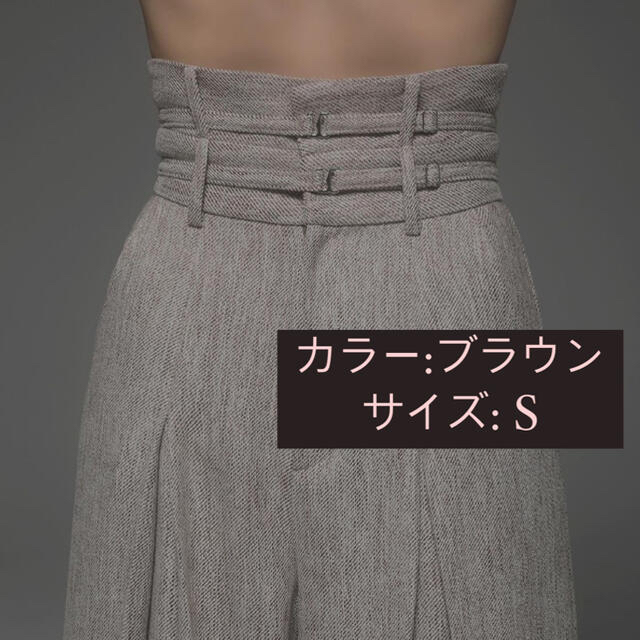 melt the lady メルトザレディ double strap pants-fischerverein