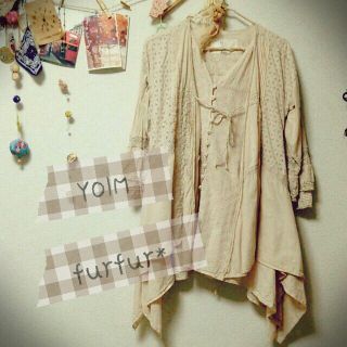 ファーファー(fur fur)のYOIM furfur* レースワンピ(ミニワンピース)