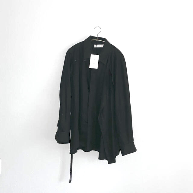 ethosens エトセンス　シャツ　黒　タグ付きのサムネイル