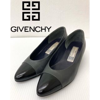 ジバンシィ(GIVENCHY)のGIVENCHY 22.5cm パンプス ジバンシー　美品　ブラック×グレー (ハイヒール/パンプス)